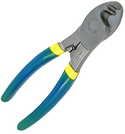 Dapetz ® Electricians 6 Cable Wire Cutters Heavy Duty Cutting Plier Cr-V Steel Ideal for Copper Wire Cable Cutting and Stripping, DIY Crafts 150mm