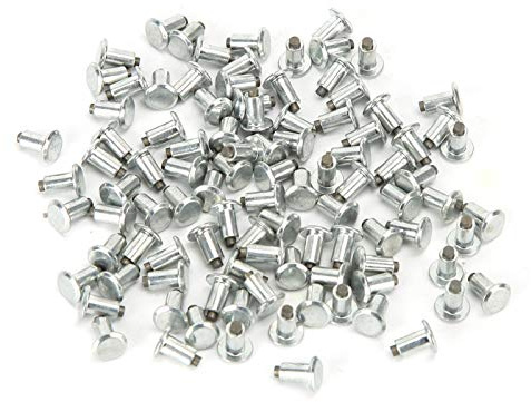 100 Pezzi di Chiodi per Pneumatici, Viti per Prigionieri per Pneumatici per Ruote da 6,5 ​​mm/0,3 Pollici, Chiodi Antiscivolo per Auto Moto ATV UTV(JX6.5-8-1)