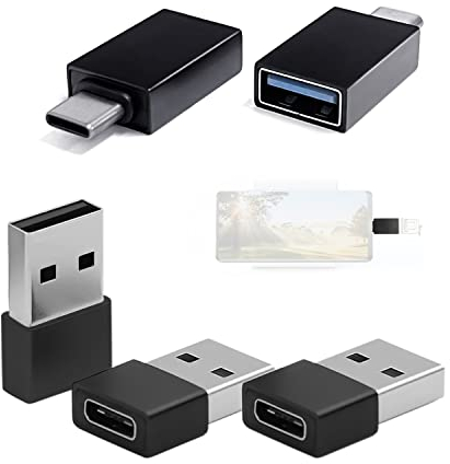 Set d'adaptateurs USB 5 pièces, 2 pièces USB femelle à type C et 3 pièces typo-c femelle à usb, tête de conversion tpc pour téléphone huawei milo