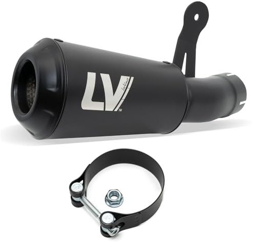 Endschalldämpfer LeoVince SLIP-ON SBK LV-10 FULL BLACK, Edelstahl schwarz, mit Zulassung für BMW S 1000 R