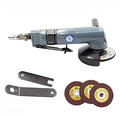 LeTkingok Smerigliatrice Angolare Pneumatica Industriale BM-M4 da 4 pollici, Lucidatrice per Levigatura Ad Aria 100mm 11000giri/min