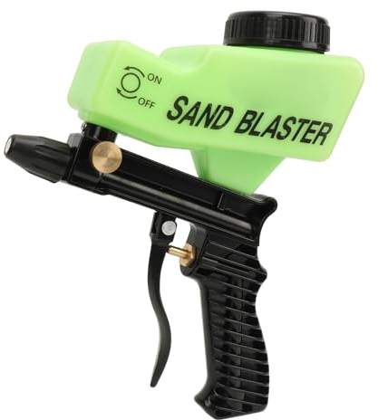 Pistolet de Sablage, Pistolet de Sablage, Outil pour Carbure de Silicium, Sable, Perles D'alumine, Verre et Coquilles de Noix