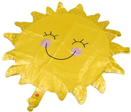 Namvo 5 pièces ballon soleil soleil Smiley ballon en aluminium pour décorations de fête d'anniversaire