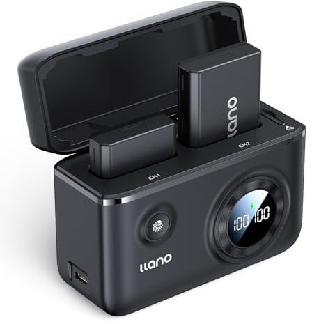 llano Confezione da 2 batterie EN-EL14 e caricabatterie rapido PD USB-C da 18 W per Nikon D3200 D3500 D3100 D3300 D3400 D5600 D5100 D5200 D5300 D5500 DF Coolpix P7000 P7100 0 P777 00 telecamere P7800