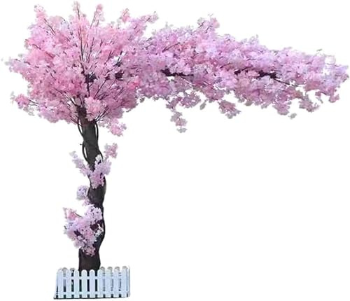 Árbol De Cerezo Artificial En Flor,Flores De Seda Perfectas For Bodas, Eventos, Fiestas – Decoración Interior/exterior For Restaurante – Cerezo Rosa Grande, Planta De Poda Sintética De Forma Extendida