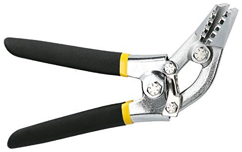 Pinza per Flangiatura Pinza a Becco Piatto Pinza a C con Impugnatura Curva Aggraffatrice Strumento per Piegatura Manuale per Piegare la Cucitura e Appiattire il Metallo Nelle