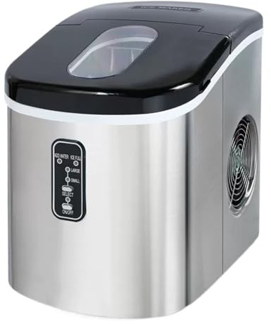 Gelatiera macchina gelatiera creerà 9 dimensioni cubi in 6 minuti macchina gelatiera portatile autopulente fino a 15 kg per casa, cucina, ufficio, bar, festa, gelatiera