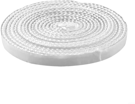 Junta de calefacción de fibra de vidrio para juntas de estufa de pellets y chimeneas, 12 mm de ancho, 3 mm de grosor (300 cm)