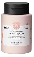 Maria Nila Colour Refresh, Pink Peach 100 ml, Mascarilla capilar en Tono Rosa Melocotón Cálido, Pigmentos Semipermanentes, 100% vegano y libre de sulfatos/parabenos