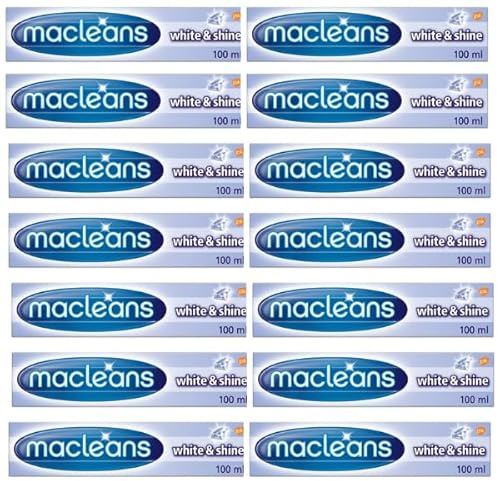 Priceless Discounts Online White & Shine Toothpaste 12 x 100ml Bulk Dental Supply, Pack of Toothpaste, Whitening Paste