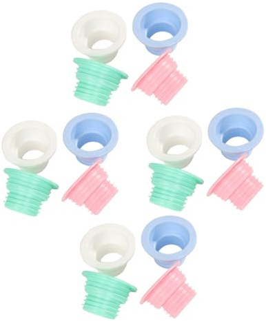 Kisangel 20 pièces Lot de Joints Étanchéité Tpr pour Bouchons de Vidange et Tuyaux de Machine à Laver Anneaux de Scellement pour Siphons de Sol Adaptés Salle de Bain Couleur Aléatoire