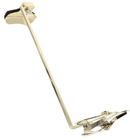 WHAMVOX Sheet Music Clip Holder for Soprano and Alto Saxophone Golden Metal Saxophone with Flexible Adjustment and Secure Clamp Design for Marching Band and Practice Sessions