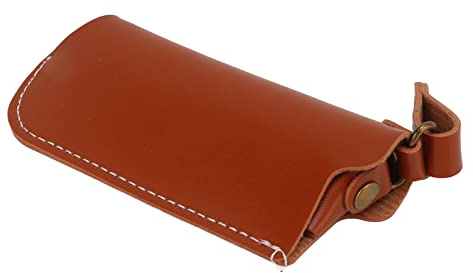 AKLOSIPY Rustic Leather Protector Box/Cover -, and Stylish Cover for Camping and Outdoor Use (Brown)