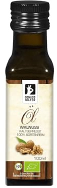 Bremer Gewürzhandel Walnussöl BIO, kaltgepresst, Nussöl für Dips und Desserts, ideal für Salatdressings, 100ml