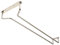 Beaumont Chrome Plated Glass Rack 16inch | Glass Hanger, Glass Holder, Glassware Rack, Stemware Rack | Wine Glass Rack, Champagne Glass Rack