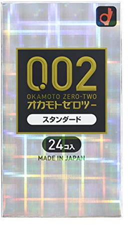 OKAMOTO CONDOMS 0.02 Excellent Ultra Thin Condom - 24 pieces Made In Japan