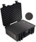 B&W International Transportkoffer Outdoor 6000 (PP.326) Schwarz – mit Würfelschaum – Wasserdicht (IP67), staubdicht, schlagfest & extrem robust