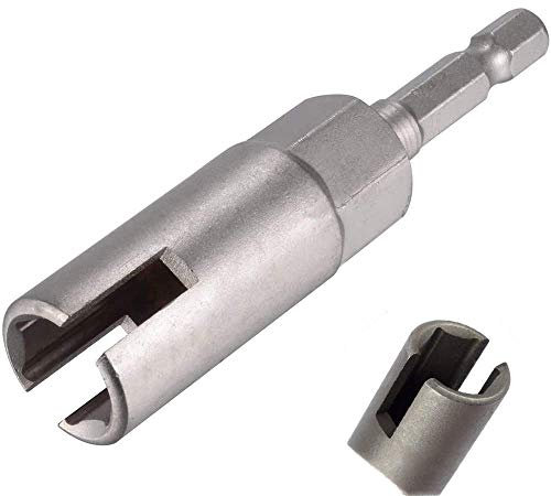 Pagow 1/4 Deep Power Wing Nut Driver Set- Slot Wing Nuts Drill Bit Socket Wrenches Tools Set Hex Grooved Socket for Panel Nuts, Screws Eye, C Hook Bolt, Q Hanger, Hex Shank