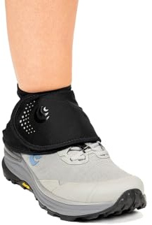 Topo Athletic Unisex Adult Topo Performance Trail Gaiter | Lightweight Stretch Nylon Black/Black Shoe Gaiter For Trail Running, L/XL