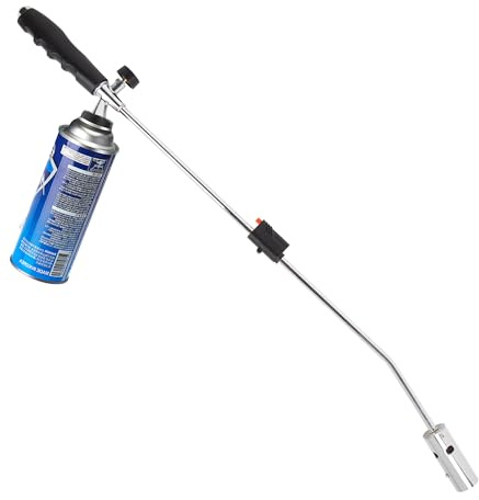 Albert Austin Garden Weed Burner Weed Killers Flame Weed Burner Torch for Garden Patio Adjustable Flame Destroys Moss Fungus Weed Torch Cordless Ergonomic Design Outdoor Refills Canister Burner