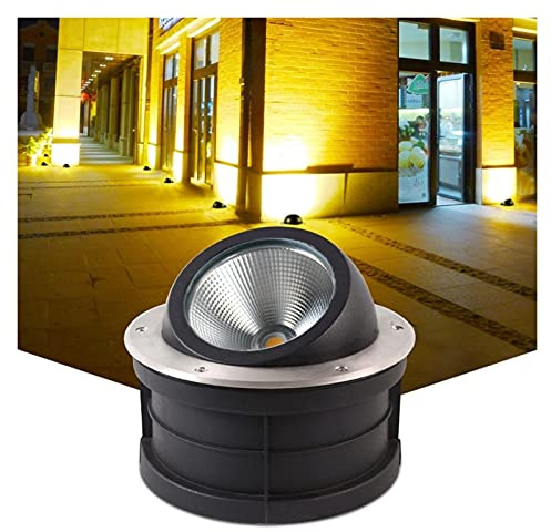 Faretto Illuminazione Albero Angolo di Luce Regolabile Perline Lampada Evidenziazione COB Faretti da Incasso A Pavimento 85-265V IP67 Impermeabile Proiettore per Albero per Esterno, Giardino, Terrazzo