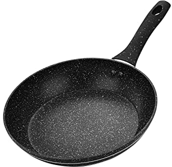 Royalford 22 CM Smart Fry Pan with Durable Granite Coating, Forged Aluminium Non-Stick Frying Pan