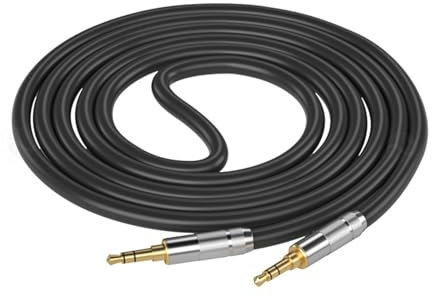 Woedpez Cavo acustico flessibile da 3 5 mm a 3 5 mm con connettori ad angolo retto migliora i tablet e i telefoni con altoparlanti