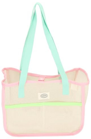 Mesh-Strandtasche für kinders, Große Muschel-Auffangtasche, Sandfreie Tasche, Oxford-Stoffmaterial, für Strandspielzeug, Poolausflüge, Urlaub