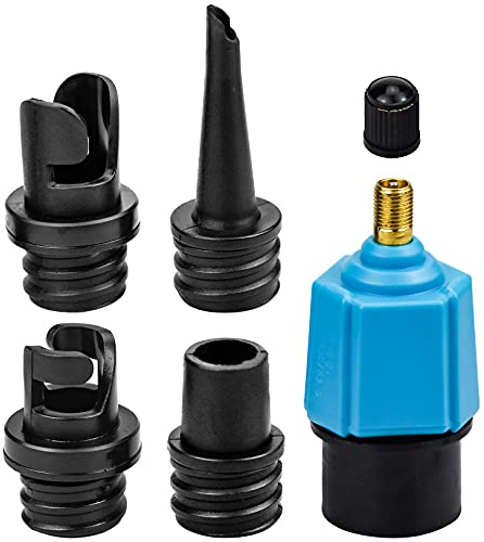 Adattatore per valvola sup portatile gonfiabile, adattatore per compressore SUP con 4 bocchette a gas per gonfiabili, stand up surf paddle Board adattatore valvola barca gonfiabile pompa SUP accessori