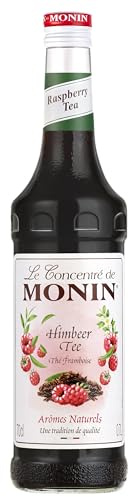 MONIN Sirup Konzentrat Himbeer Tee 0,7 l | Himbeer Tee Konzentrat für Eistee, Limonaden, Cocktails und Teegetränke - fruchtig und vielseitig verwendbar