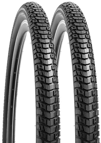 YunSCM 2PCS Foldable 700C Road Bike Tyres 700x45C ETRTO 47-622 Compatible 28x1.75 700x44C 700x45C 700x46C Bicycle Tyres