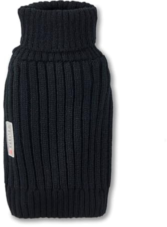 Wolters Strickpullover Ribsty | Hundepullover für kühle Tage | Farbe Schwarz - Gr. 40 (Rückenlänge 38-40 cm)