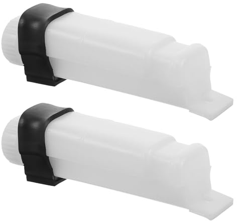 FOMIYES Lot de 2 Réservoirs d'Expansion Antigel pour Liquide de Refroidissement Moteur Moto 200 Ml Plastique Robuste Compatible Motos Tout Usage Bouteille Trop-Plein pour Radiateur