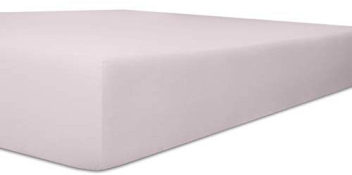 Kneer Spannbettlaken, Baumwolle, Lavendel, 120x200-130x220