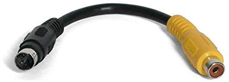 6 S-VIDEO TO COMPOSITE VIDEO ADAPTER