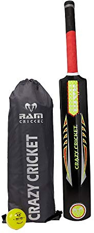 Ram galen cricket fladdermus och boll set – galen cricket fladdermus och soffboll, Kwik, Quick, Beach, Park 0