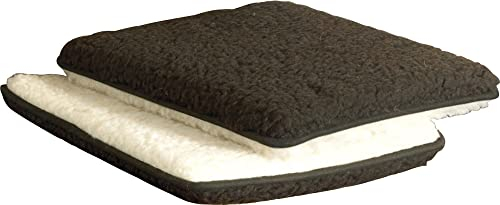 Erwin Müller Stuhlkissen 2er-Pack Schurwolle braun Größe 39x39 cm