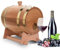 Fass für Bier, Holzmaserung Spot Eiche Holz Weinfass Eiche Fass für Wein Brandy Whisky(3L, Blue)