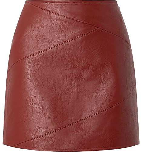 Pepe Jeans Luna, Gonna Donna, Rosso (Burnt Red),S