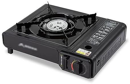 fornello a gas gas campeggioFornello da picnic portatile per esterni Fornello a gas ad estrazione regolabile da 2900 W(Color:a)