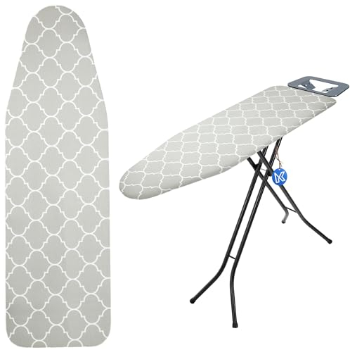 KADAX - Housse de planche à repasser avec cordon de serrage, housse de repassage en coton, housse de table à repasser pour fer à repasser à vapeur, housse de repassage de rechange avec rembourrage en