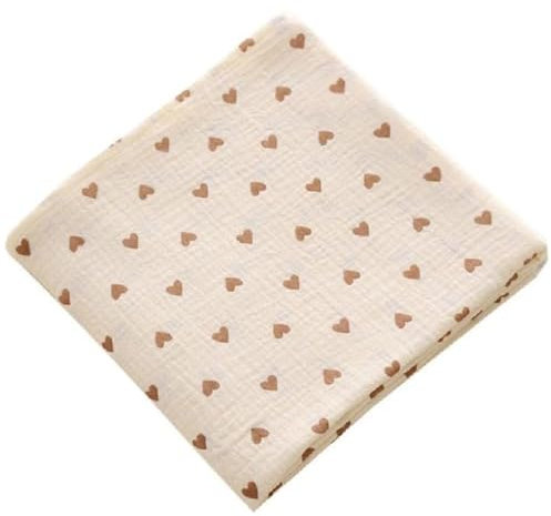 AOOPOO Baby Pucktuch Musselin Decke, 100x100cm Babydecke 100% Baumwolle Dünne Atmungsaktive Sommerdecke Puckdecke Baby Swaddle Decke Tücher für Neugeborene Junge und Mädchen
