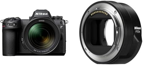 Nikon Z 6III + Z 24-70mm + FTZ II - Schwarz - Vollformatkamera mit 24,5 MP und 120 fps - Standardzoomobjektiv 24-70mm - Autofokus und Auto-Belichtung für F-Objektive