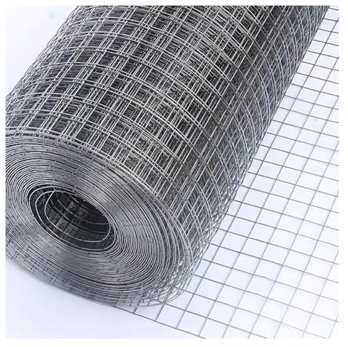 VXHCS 304 Edelstahlgeflecht, Multifunktionales Metallgeflecht, Maschenloch 10mm, Treppenschutzzaun Balkonnetze (0.6x8m)