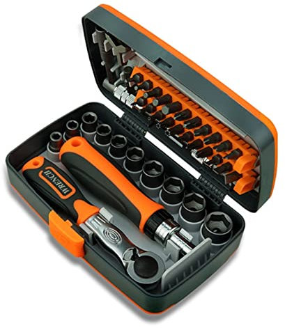 Ratchet Screwdriver 38 in 1 Set Precision Screwdriver Bit Allen Wrench Rotary Handle Home DIY Repair Tool Kit