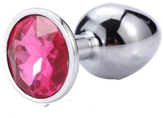Juguetes Anales Gay Para Adultos,Tapón Anal De Metal,Juguete Erótico,Minivibrador,Tapón Anal,Privado,Bueno Para Hombres Y Mujeres,Rosa Oscuro,3 Piezas