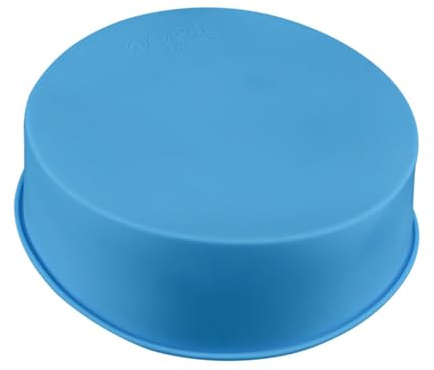 FONDOTIN 3 pezzi Stampi in Silicone per Torte Rotondi Antiaderenti e Facili da Pulire per Dolci Biscotti e Decorazioni per Uso Casalingo e Professionale Colore Casuale Colore Casuale