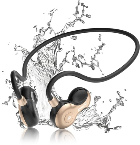 OHAYO Running Headphones Wireless, Open Ear Headphones Wireless, Bluetooth V6.0 Earphones, Noise Cancelling Mics, IPX7 Waterproof,10h Playtime for Running, 2h Magnetic Fast Charging