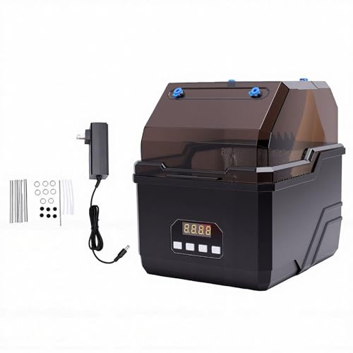 SEAFRONT Secador de Filamentos, Secador de Impresora 3D, Deshidratador, Caja Seca de Filamentos, 2 Carretes, Pantalla Táctil con Doble Calentamiento para PLA PETG ABS PC (Enchufe de la UE)