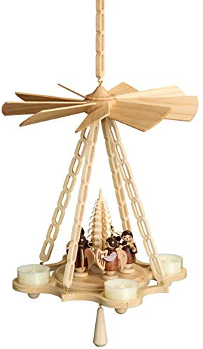 Deckenpyramide - Hängepyramide Engel - Original Erzgebirge®#0712